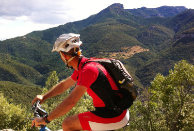 Single tracks for mountain biking in Girona